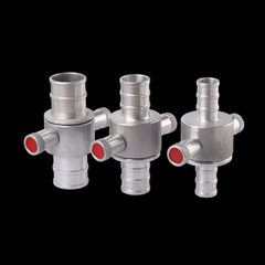 John Morris Brass Coupling with Female Connection and Square Head Code