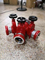 Fire Fighting 3 Ways Fire Water Divider 4 Ways Fire Hydrant