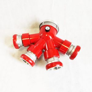 Fire Water Dividers 4 Ways Siamese Four Water Dividers Coupling Connection
