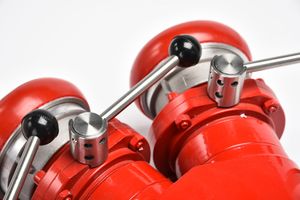8 Water Outlets 300mm Diameter Large Flow Rate Water Hose Laying Multi-Size Hose Divider for Firefighting