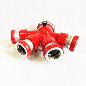 Fire Water Dividers 4 Ways Siamese Four Water Dividers Coupling Connection