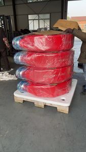 Chinese Manufacturer Resistant to Abrasion Rubber Covered Fire Fighting Hose with Aluminum Storz