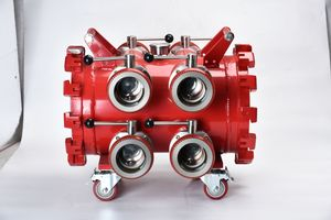 8 Water Outlets 300mm Diameter Large Flow Rate Water Hose Laying Multi-Size Hose Divider for Firefighting