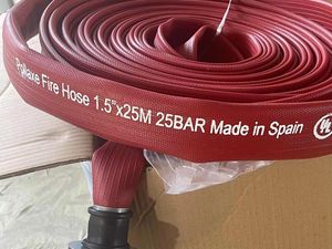 Chinese Manufacturer Resistant to Abrasion Rubber Covered Fire Fighting Hose with Aluminum Storz