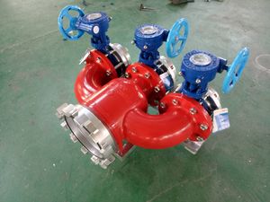 Fire Fighting 3 Ways Fire Water Divider 4 Ways Fire Hydrant